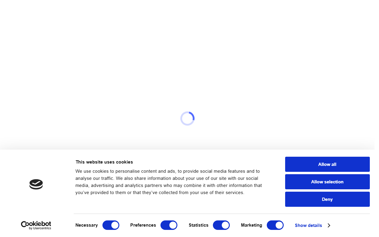 Screenshot of the OpenGov Financials (OpenGov Cloud ERP) vendor homepage
