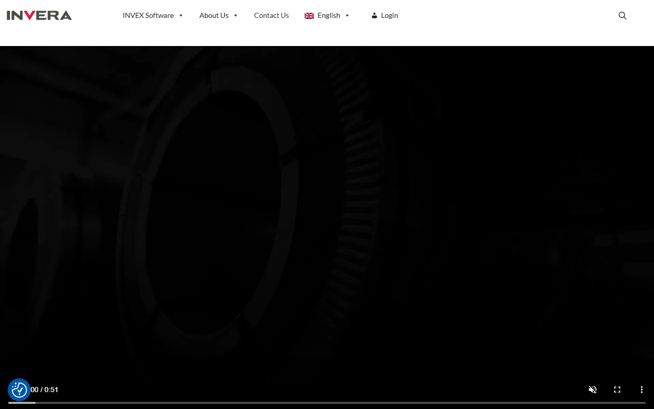 Screenshot of the STRATIX / INVEX (Invera) vendor homepage